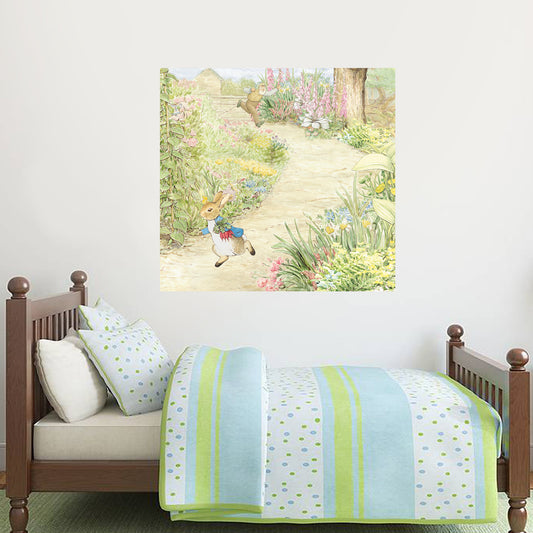 Peter Rabbit Farmer Chase Wall Sticker