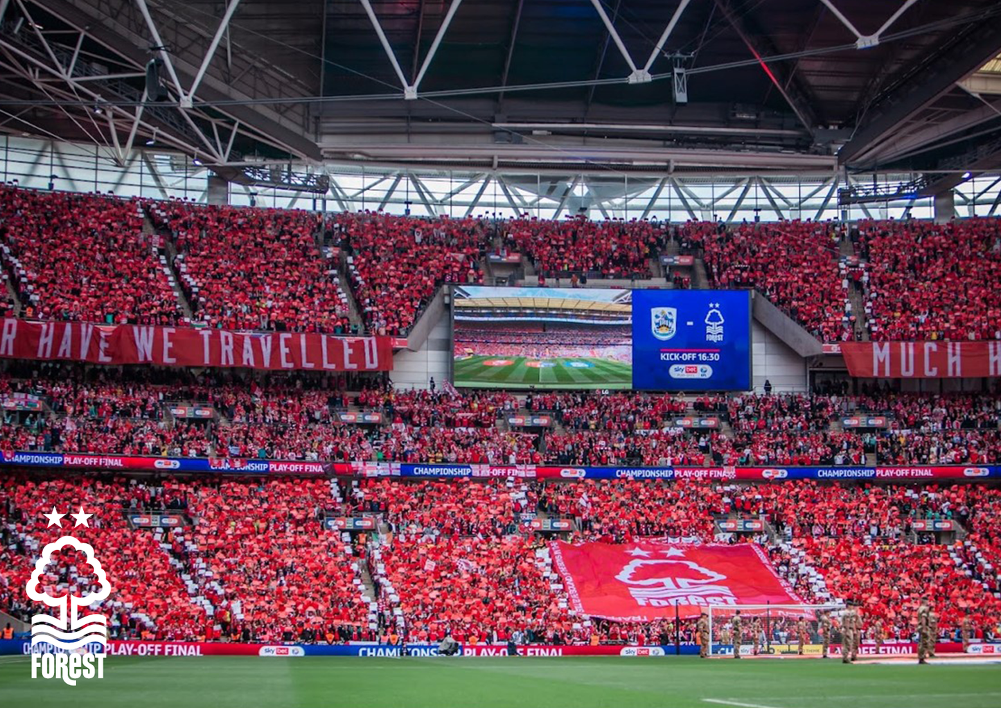 Nottingham Forest Print - Playoff Crowd Poster