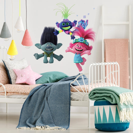 Trolls World Tour Poppy Branch Trollex Wall Sticker