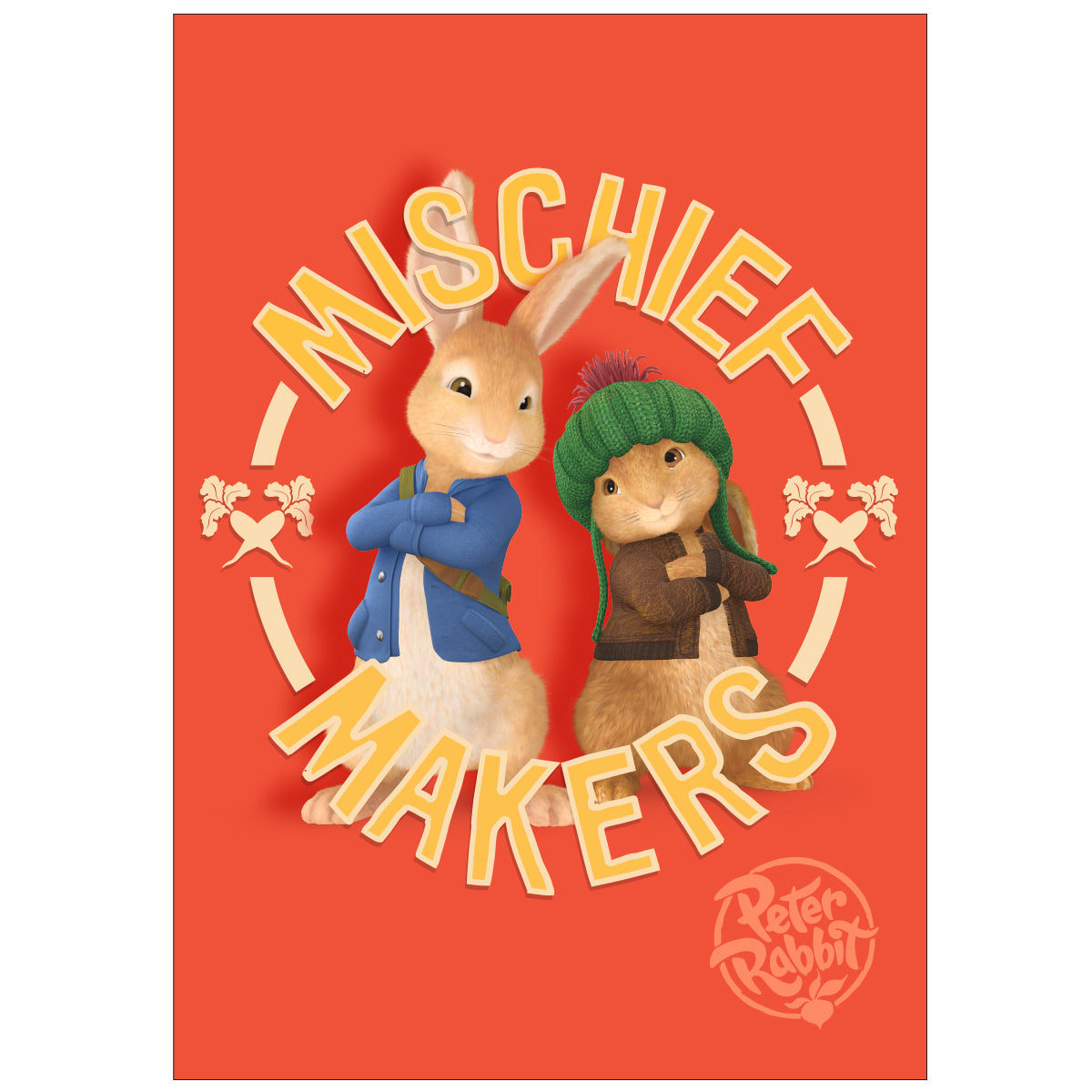 Peter Rabbit Mischief Makers Wall Sticker Mural