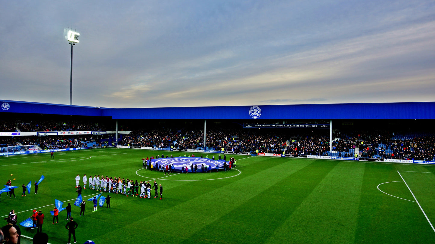 Queens Park Rangers FC - Loftus Road Stadium Full Wall Mural Fans & Under Stand Image