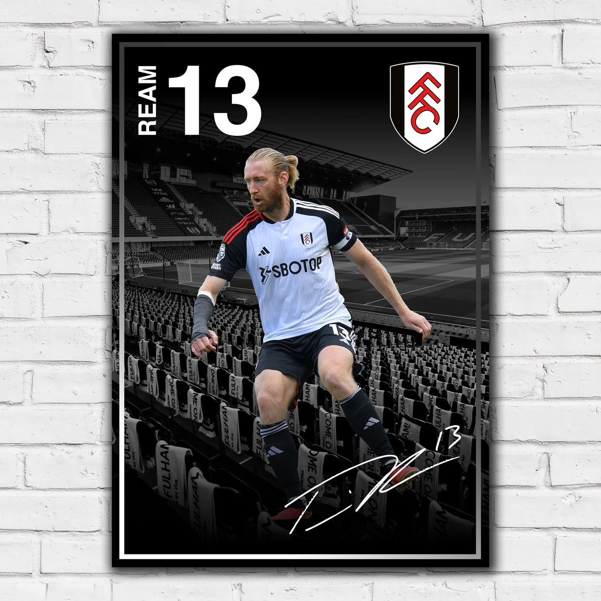Fulham FC Print - Ream 23/24 Player Poster
