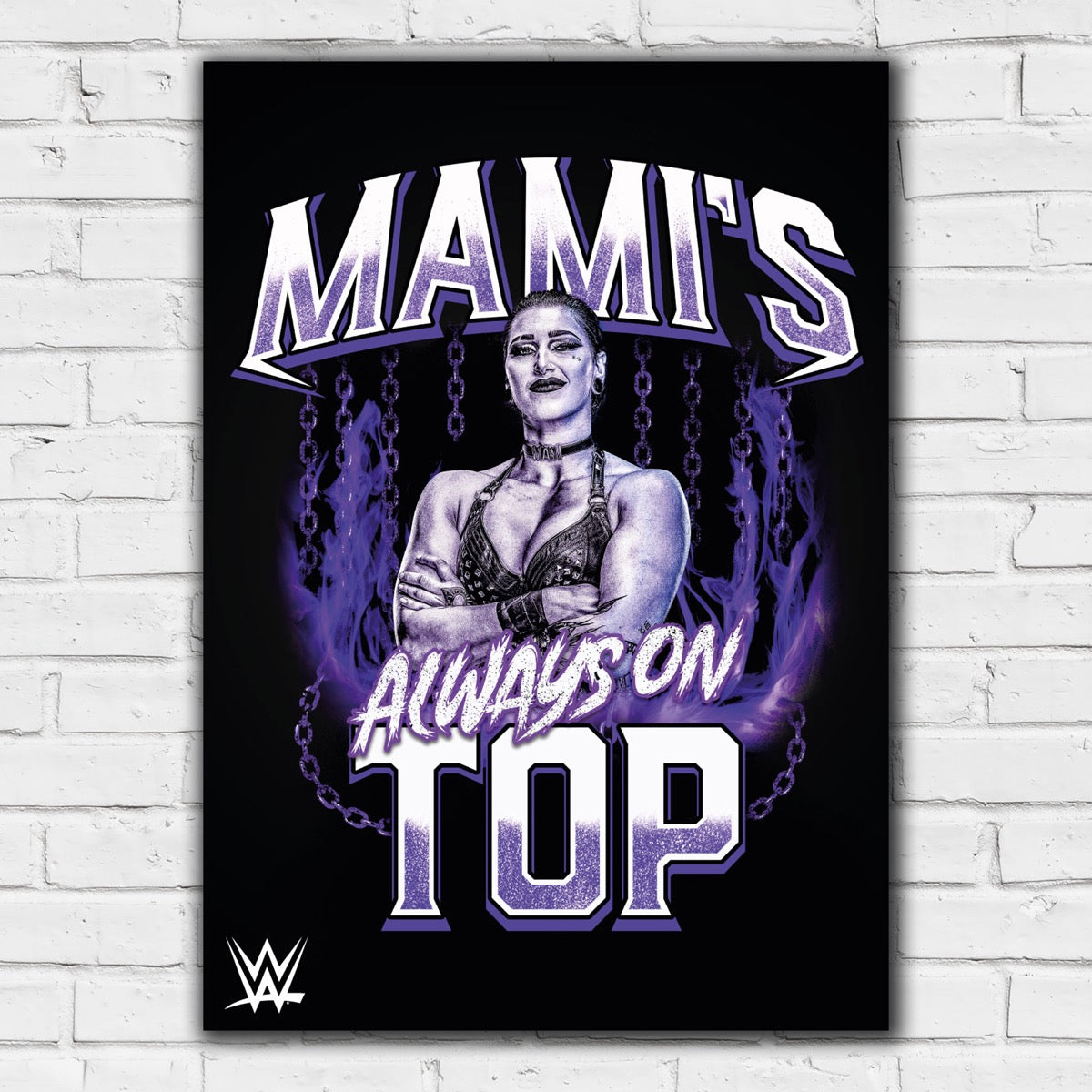 WWE Print - Rhea Ripley Mami's Always on Top Poster