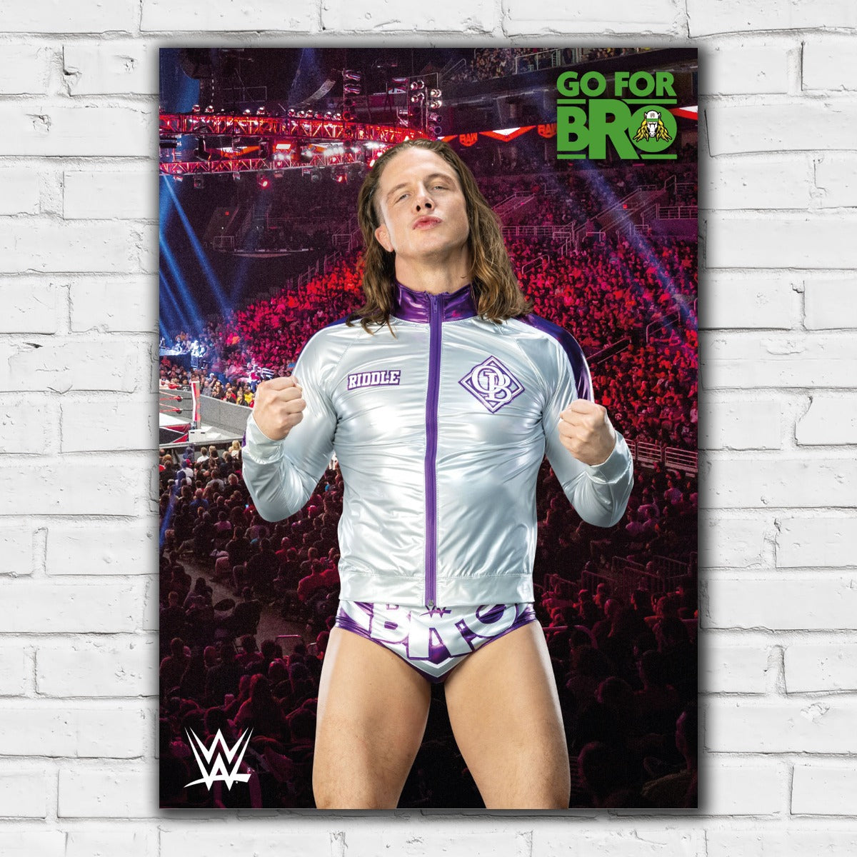 WWE Print - Riddle Crowd Poster