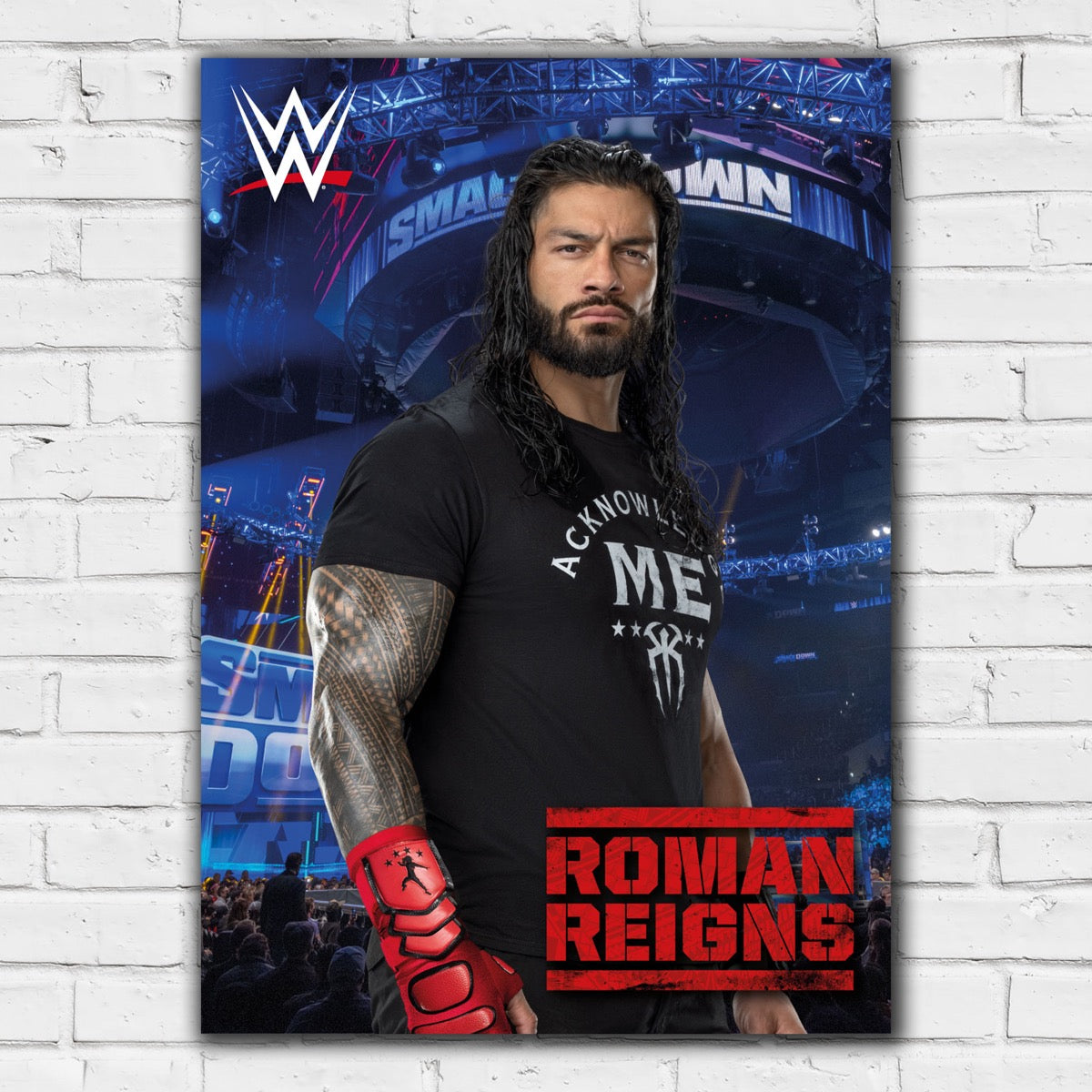 WWE Print - Roman Reigns Crowd Poster