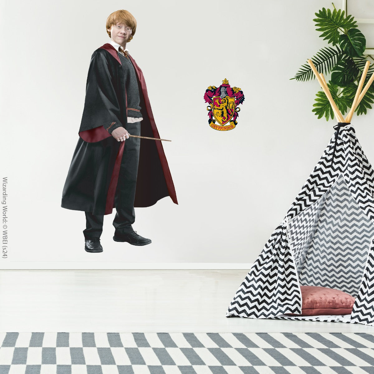 HARRY POTTER Wall Sticker - Ron Weasley 2nd Year Cut Out Wall Decal Wizarding World Art
