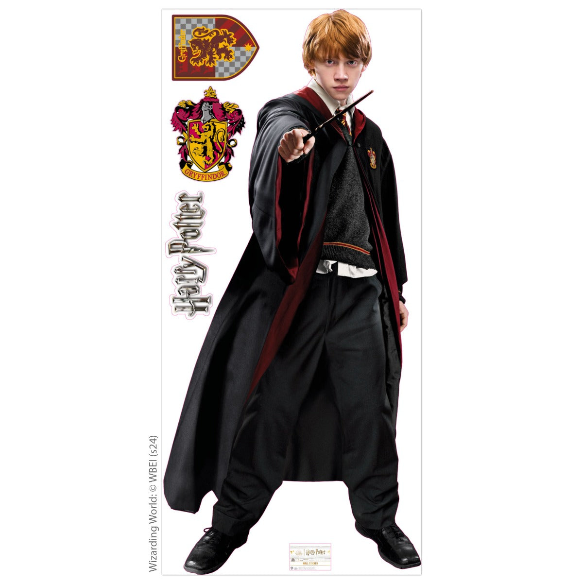 HARRY POTTER Wall Sticker - Ron Weasley 5th Year Cut Out Wall Decal Wizarding World Art