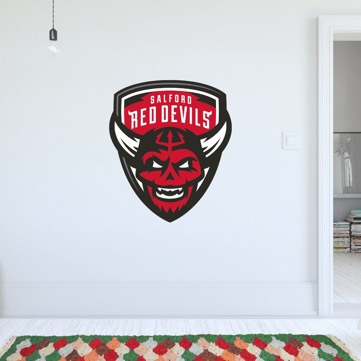 Salford Red Devils Rugby Club Crest Wall Sticker