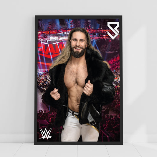 WWE Print - Seth Rollins Crowd Poster