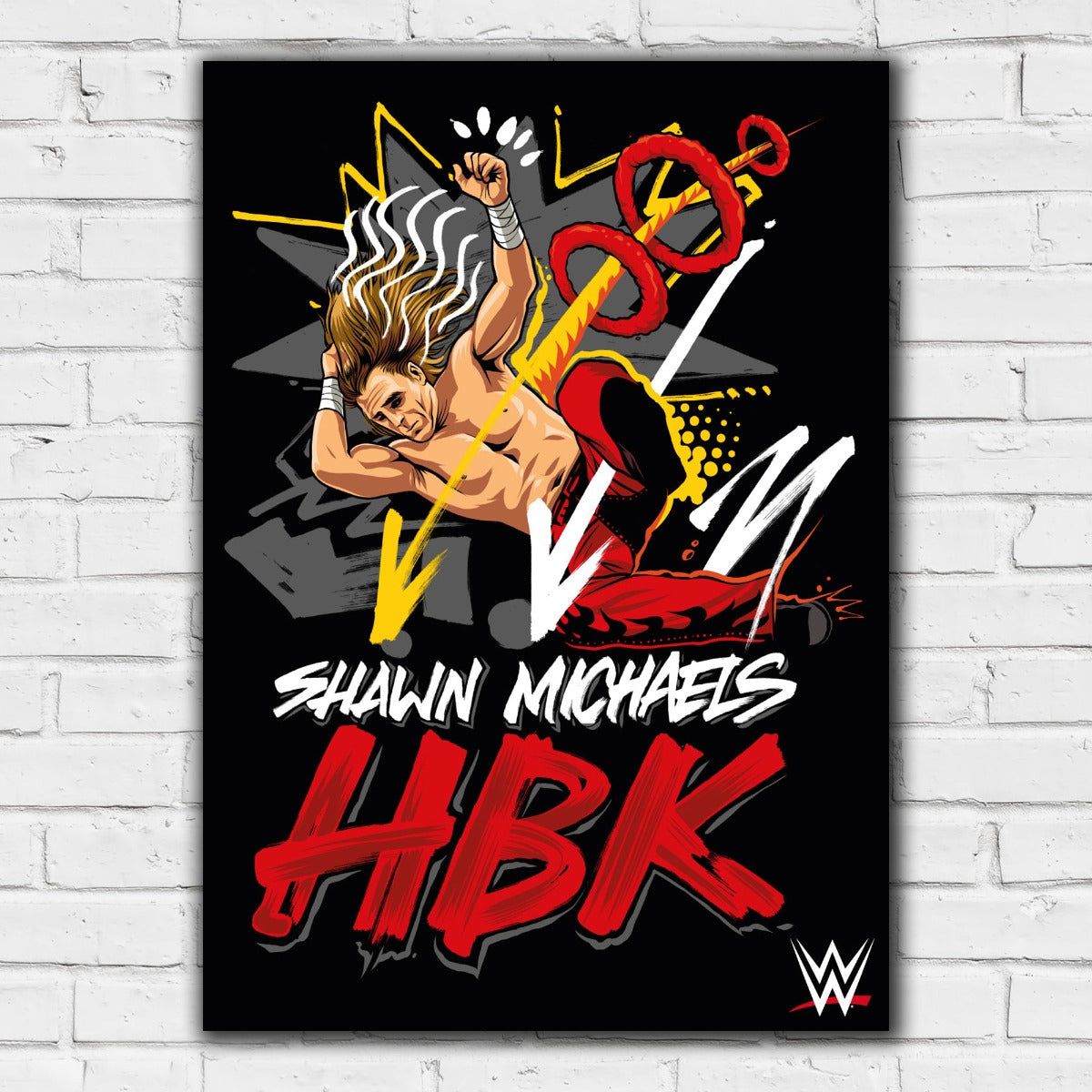 WWE Print - Shawn Michaels HBK Poster