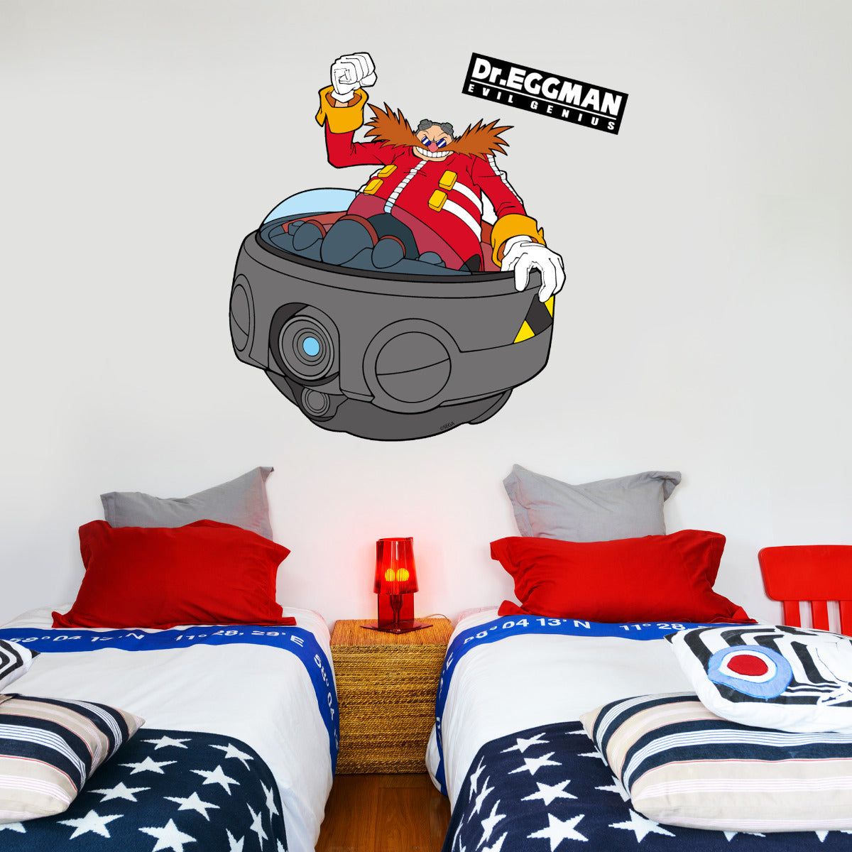 Sonic The Hedgehog Dr Eggman Wall Sticker
