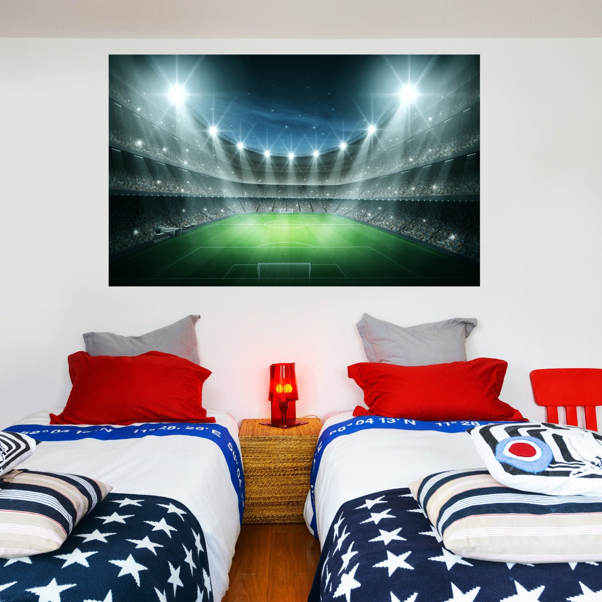 Football Stadium Lights Wall Sticker