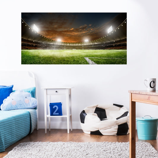 Football Stadium Night Wall Sticker