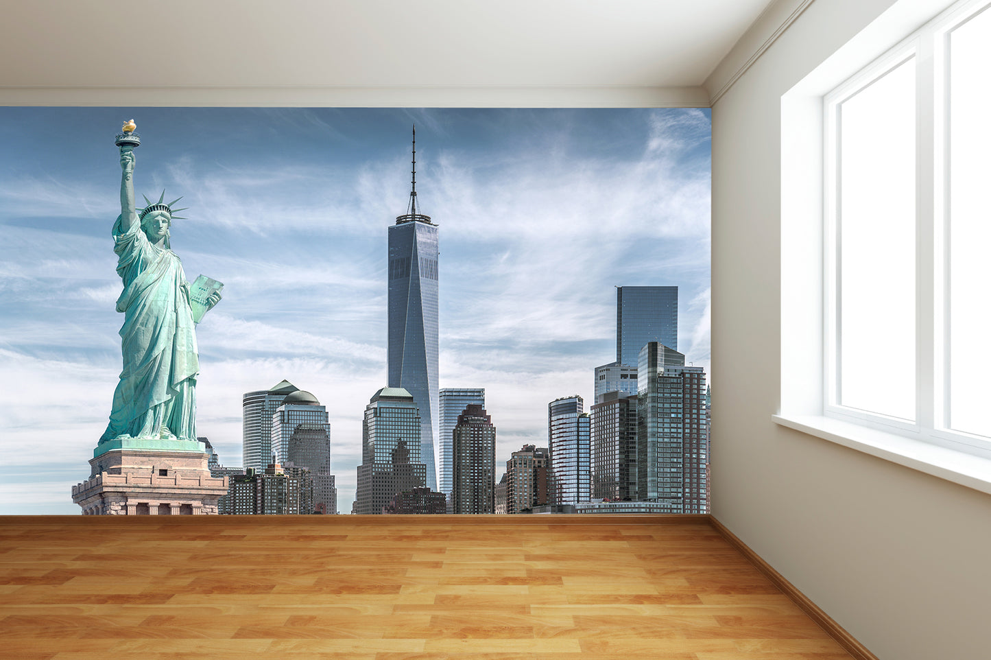 Statue of Liberty & NYC Wall Mural