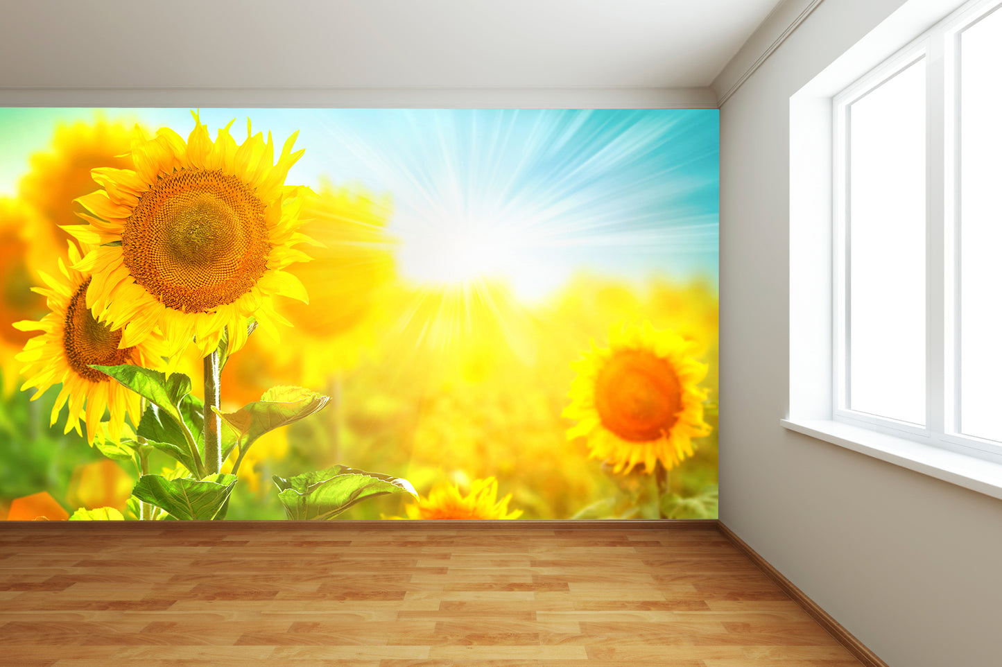 Sunflowers in Sunshine Wall Mural