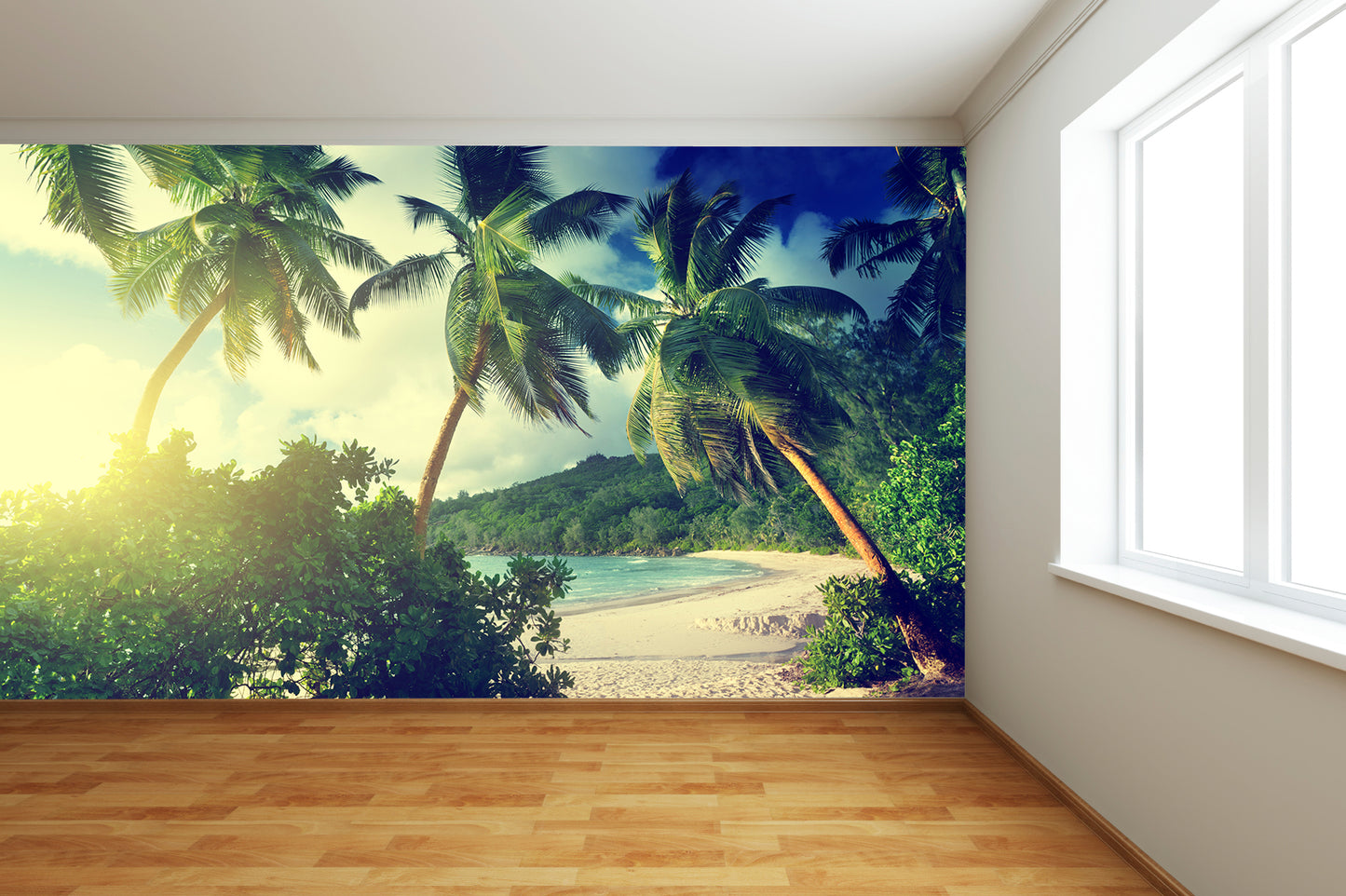 Sunshining on Beach Wall Mural