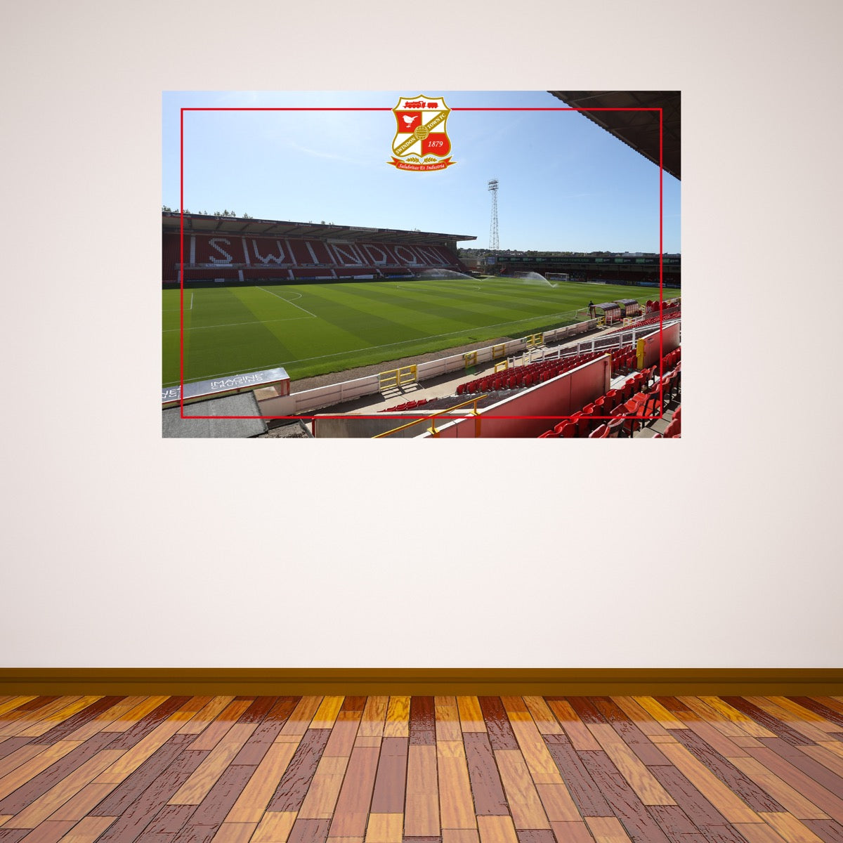 Swindon Town Football Club Stadium Day Time Wall Sticker