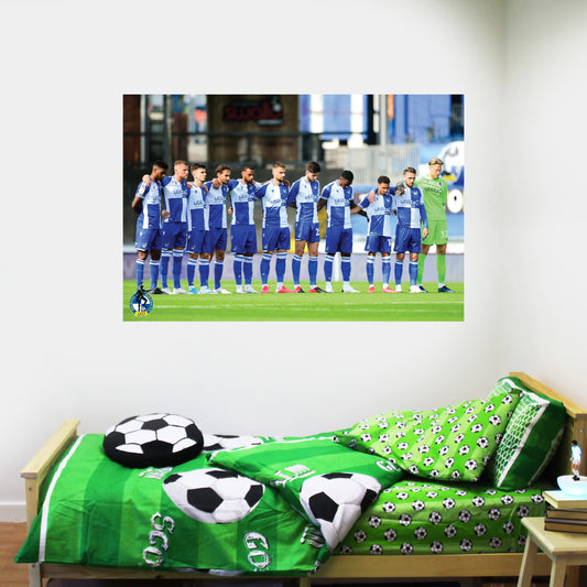 Bristol Rovers Team Starting Line Up Wall Sticker