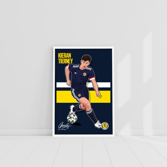Scotland National Team - Kieran Tierney Print