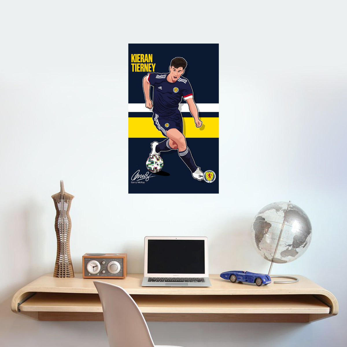 Scotland National Team - Kieran Tierney Wall Sticker