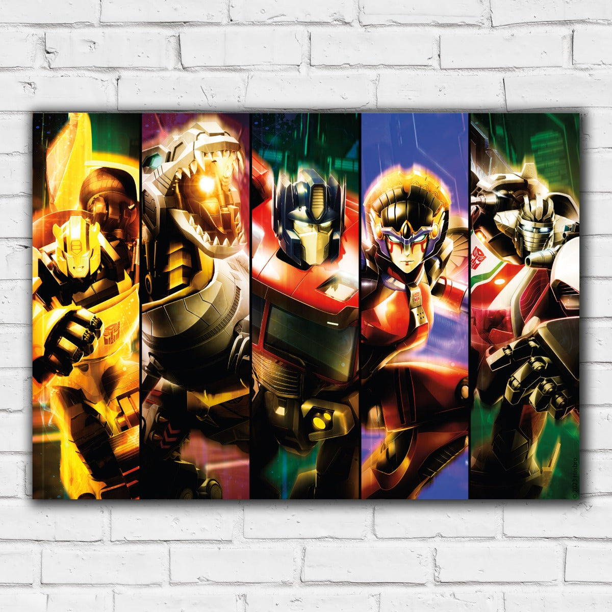 Transformers Print - Autobots Group Panels Print