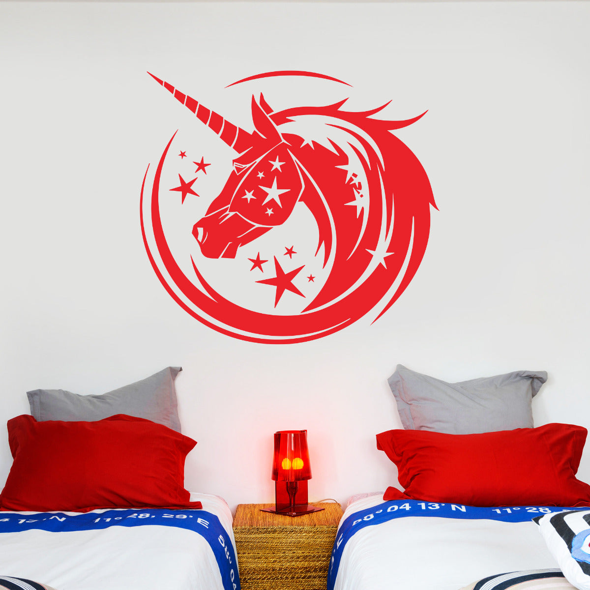 Unicorn Wall Sticker Unicorn Whirl