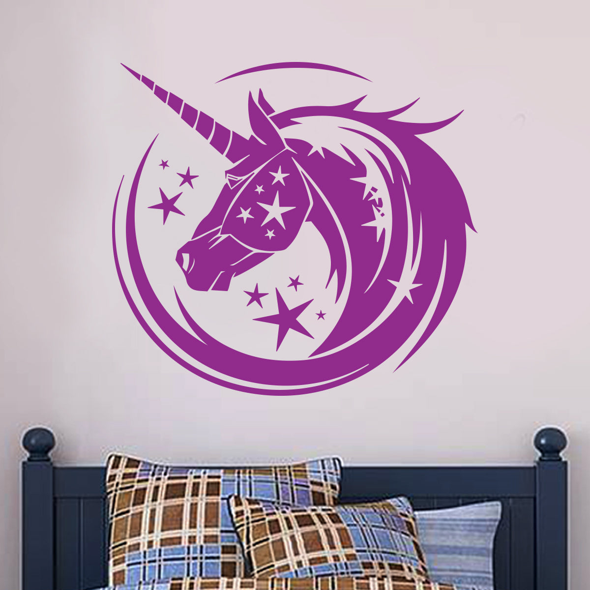 Unicorn Wall Sticker Unicorn Whirl
