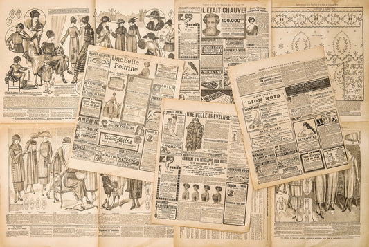 Vintage News Papers Wall Mural