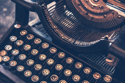 Vintage Typewriter Wall Mural
