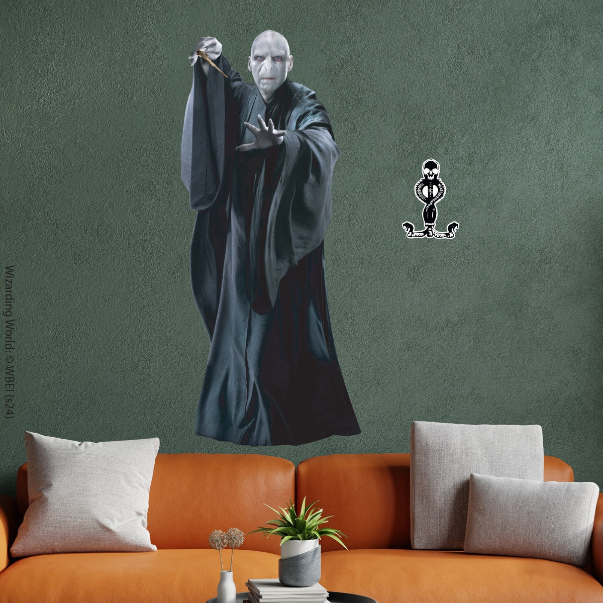 HARRY POTTER Wall Sticker - Voldemort Cut Out Wall Decal Wizarding World Art