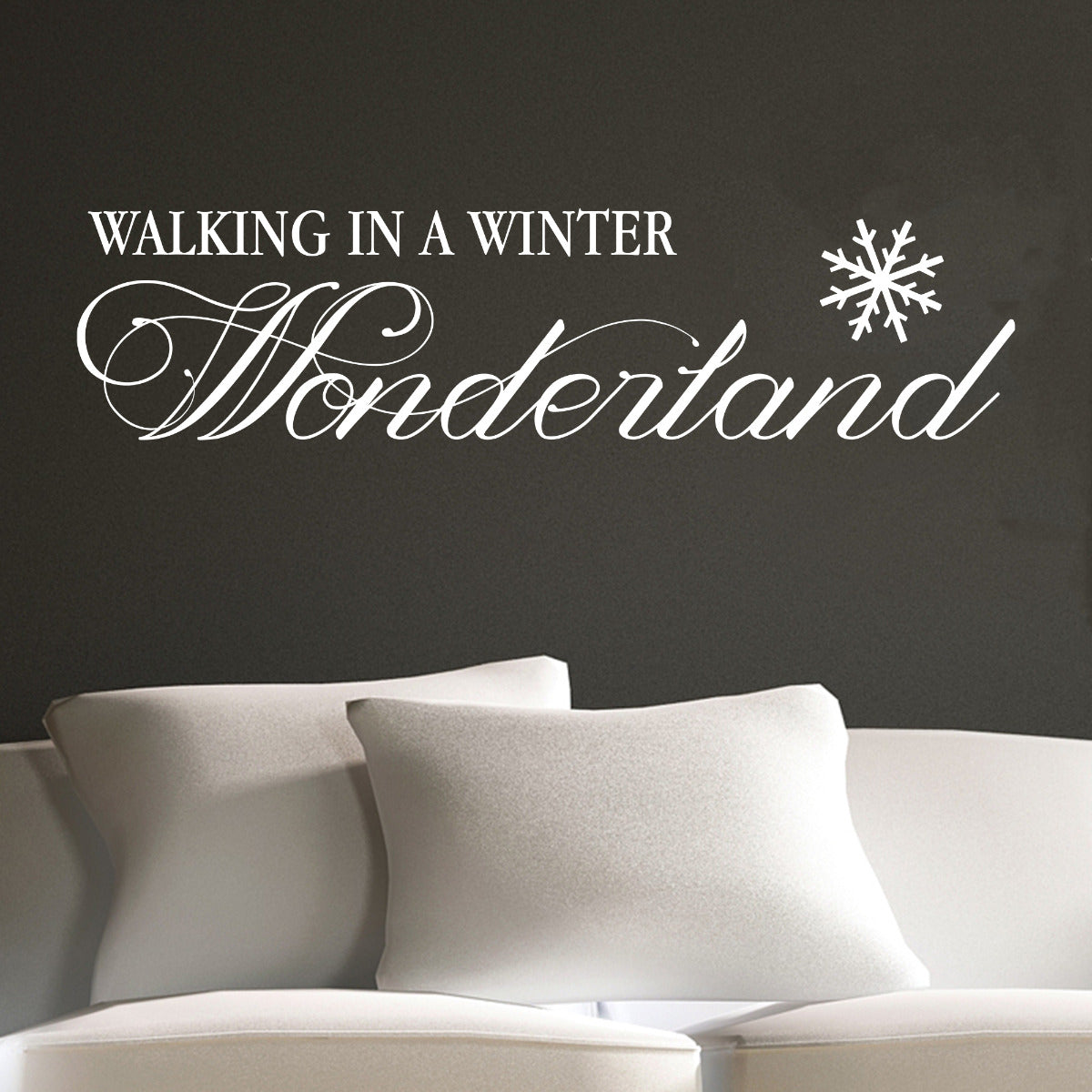 Walking In A Winter Wonderland Wall Sticker