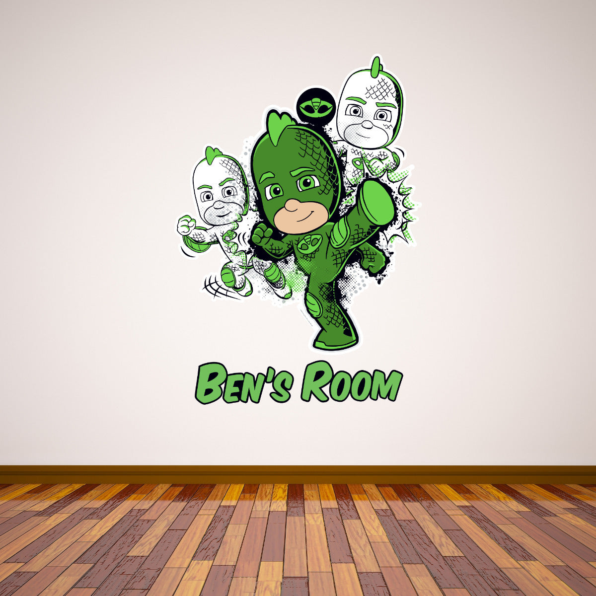 PJ Masks Gekko Personalised Wall Sticker