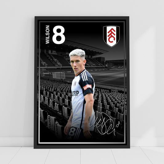 Fulham FC Print - Wilson 23/24 Player Poster