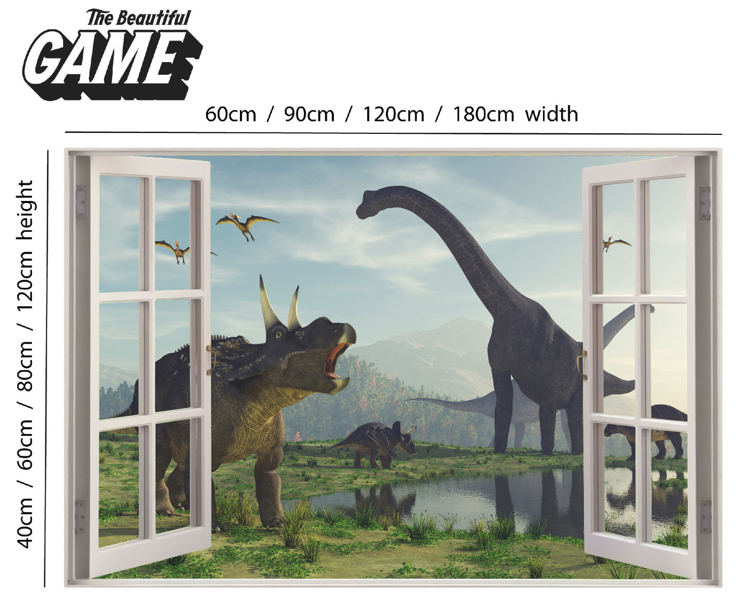 Dinosaur Wall Sticker Dino Land Window