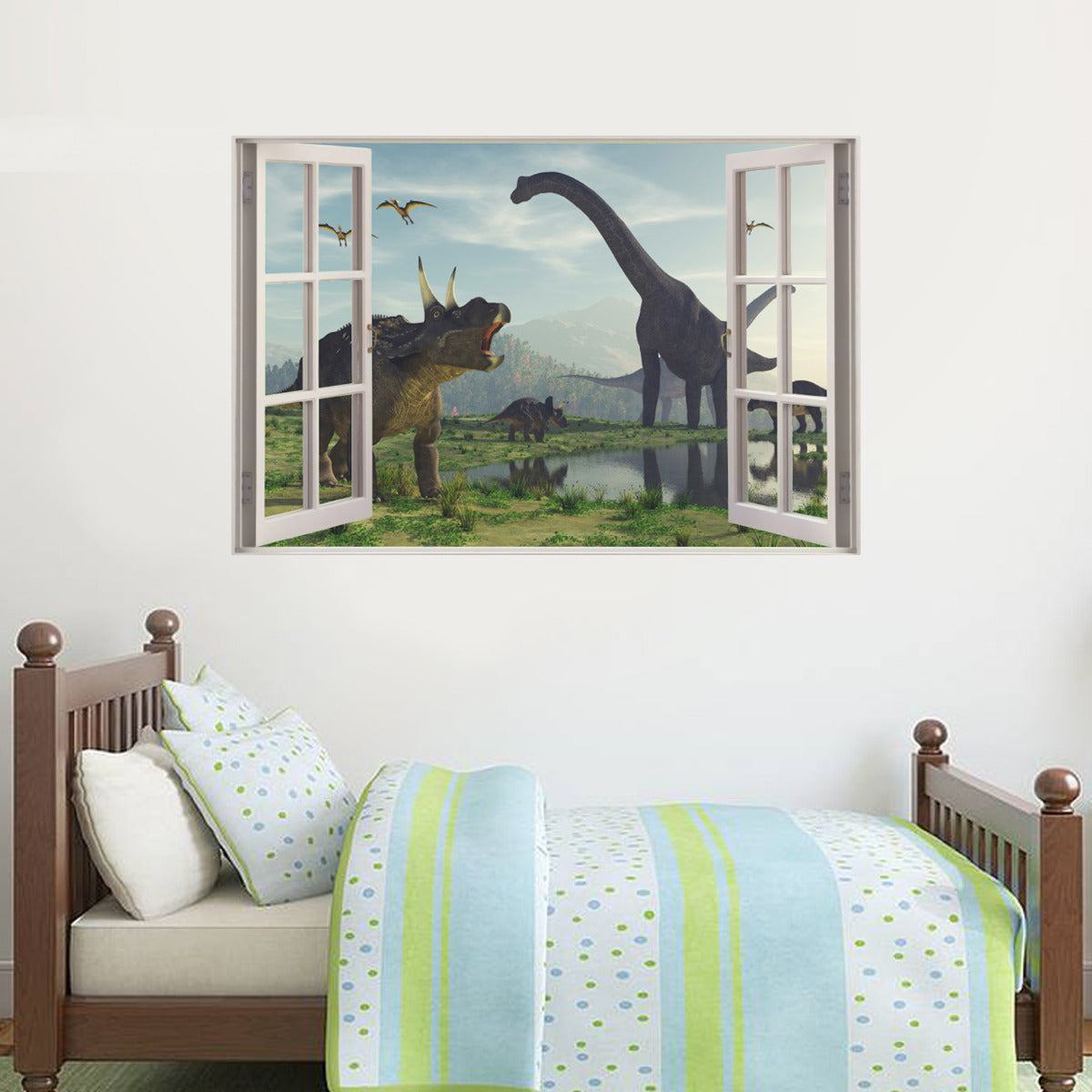Dinosaur Wall Sticker Dino Land Window