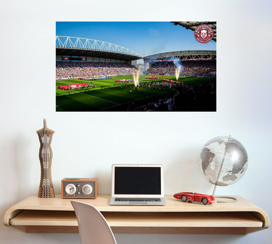 Wigan Warriors Rugby Club Stadium Day Time Wall Sticker