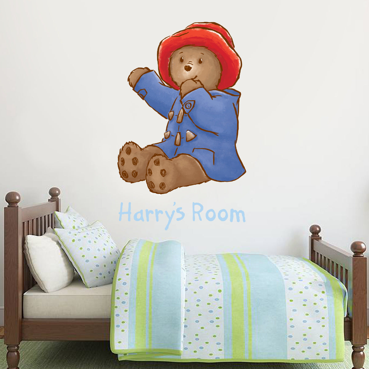 Baby Paddington Bear Personalised Name Paddington 004