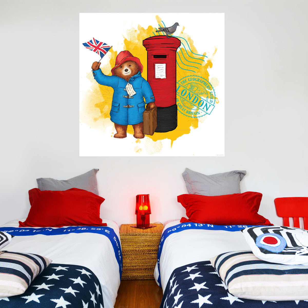 Paddington Bear Paddington London Wall Sticker 009