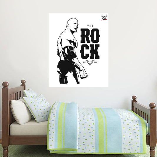 WWE The Rock Wall Sticker 28
