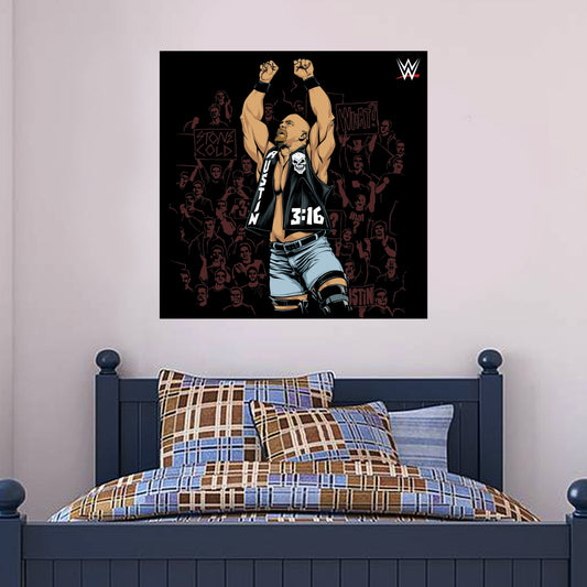 WWE Stone Cold Steve Austin Wall Sticker