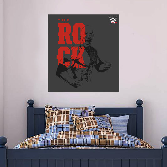 WWE The Rock Wall Sticker 51