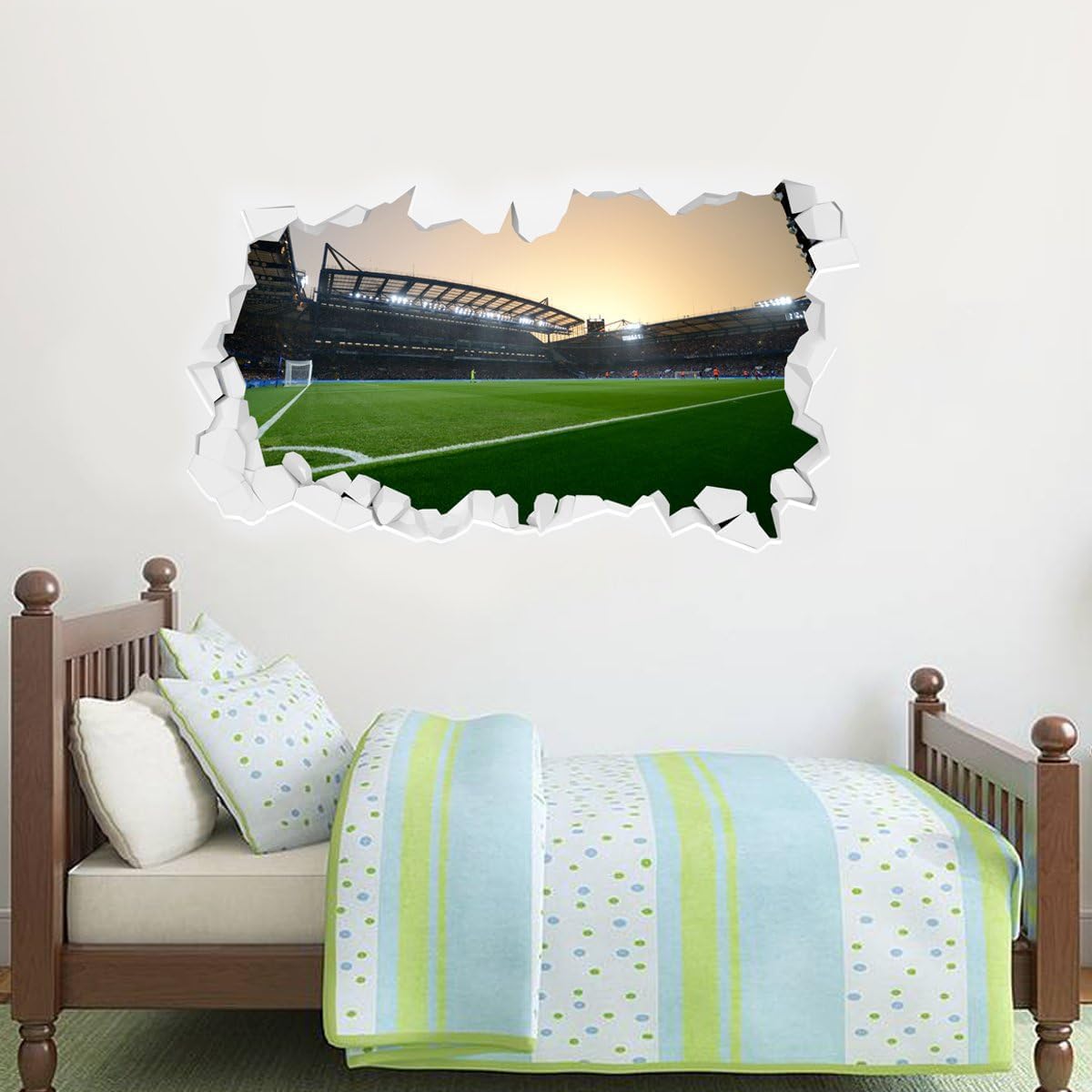 Chelsea Football Club - Broken Stamford Bridge Stadium (Evening) Wall Mural
