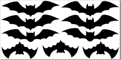 Halloween Wall Sticker - Set of Bats