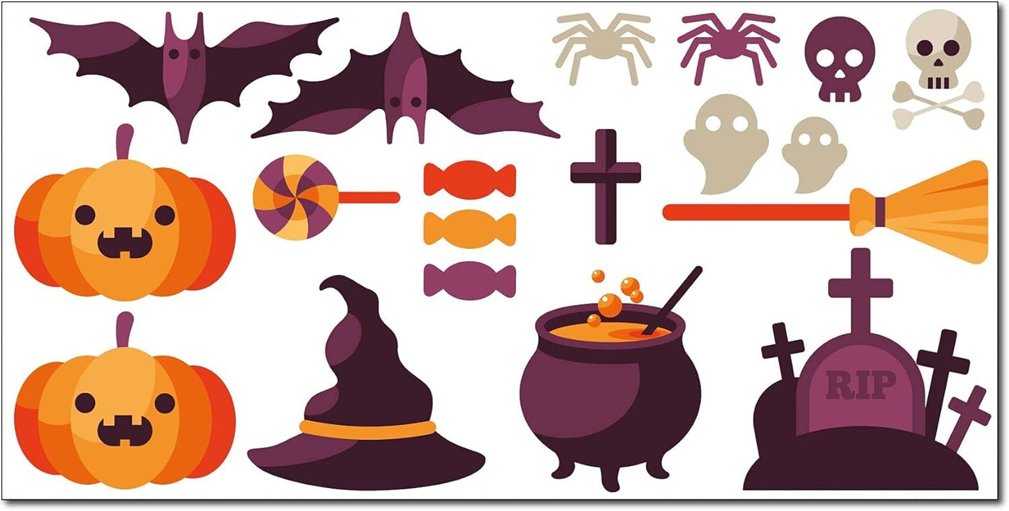 Halloween Wall Sticker - Icons Wall Sticker Set