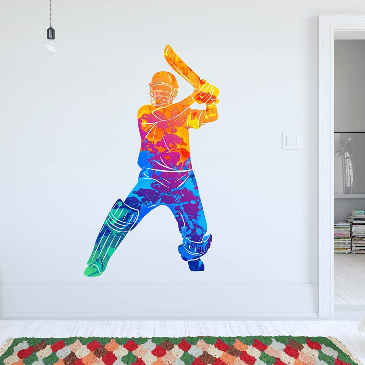 Cricket Sticker Material Cricket Wall Sticker - Multicolour Paint Splash – www.themed.co.uk