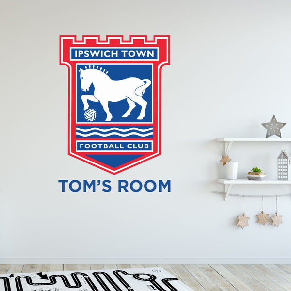 Ipswich Town – Insigne émaillé Vintage – Style Bouclier Argent – Pin’s Football