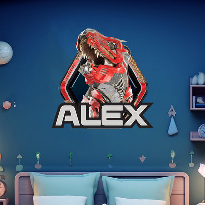 Armorsaurs Wall Sticker - Ajax Badge Personalised Personalised Decal Wall Art