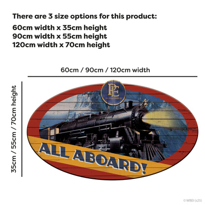 The Polar Express Wall Sticker -  All Aboard  Decal Christmas Wall Art