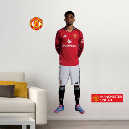 Manchester United FC Wall Sticker - Diallo 25/26 Player Wall Decal