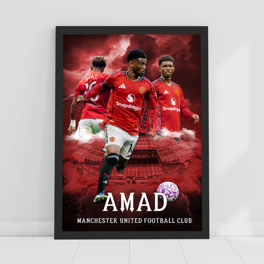 Manchester United FC Print - Amad 25/26 Core Poster